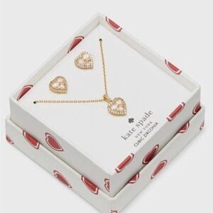 Kate Spade Spell it Out Pendant and Studs Set  NWT